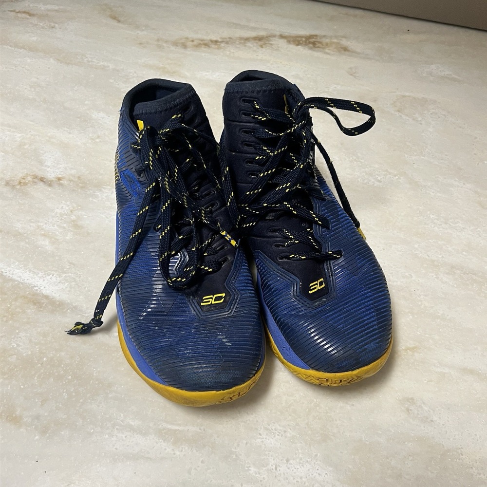 Under Armour "Dub Nation" Stephen Curry Basketball Shoes, Kids Size 3.5Y - Picture 7 of 10
